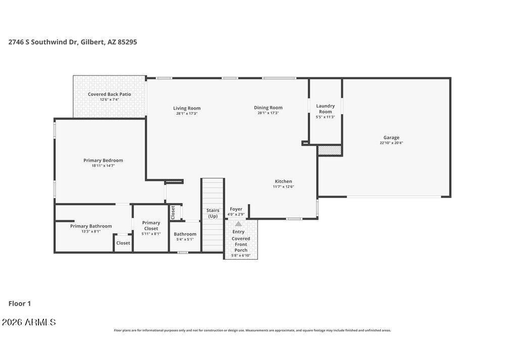 2746 S Southwind Drive, Gilbert, AZ, 85295